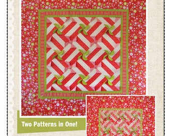 Petals and Pinwheels Quilt Pattern -  2 in 1