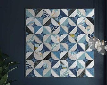 Lotus Quilt Pattern by Brigitte Heitland -  65" x 65", ZC LOQP