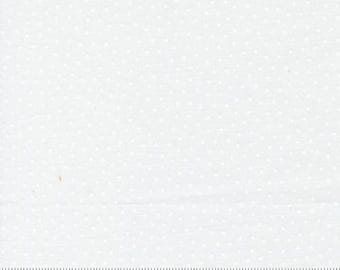 Blueprint White White 55337 21 by Camille Roskelley for Moda Fabrics -sold by the half yard