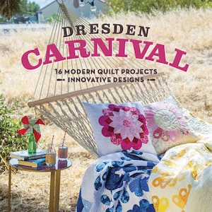 Dresden Carnival  Autographed Quilt Book - 16 modern Quilt Projects Innovative designs by Marian B Gallian and Yvette Marie Jones - New