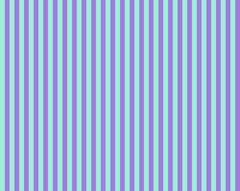 Petunia Tent Stripes by Tula Pink True Colors All Stars | Freespirit Fabrics PWTP069.Petun | Cotton Fabric | Apparel, Quilting