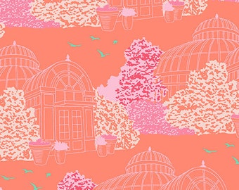 Melon Pattern: Conservatory from the Flora and Fauna Collection by Patty Sloniger for Andover Fabrics, A-9993-O, sold by the half yard