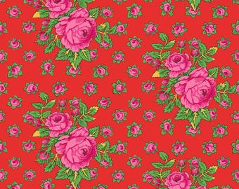 Kaffe Fassett Collective Feb 2026 Rosie - Red, Kaffe Fassett, Free Spirit Fabrics, sold by half yard, PWGP212.RED