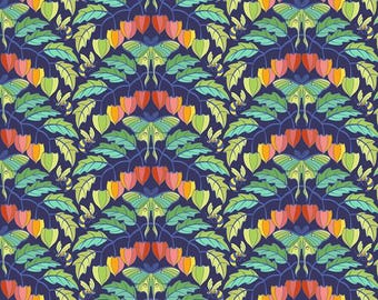 Luna - Multi - Flower Dance by Jane Sassaman for Free Spirit Fabrics, Cotton quilting fabric, 100% Quilters Cotton PWJS169.multi
