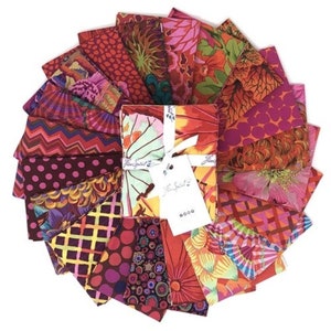 KAFFE FASSETT Equator 20 Fat Quarter Bundle, Free Spirit 100% Cotton Fabric