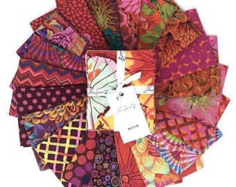 KAFFE FASSETT Equator 20 Fat Quarter Bundle, Free Spirit 100% Cotton Fabric