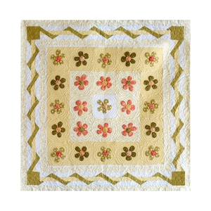 Yellow Buttercups  Quilt pdf Pattern