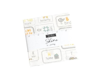 Shine Charm Pack 55670PP by Sweetwater, Moda Fabrics, Moda Precuts, 42 5-inch Squares Charm Pack,