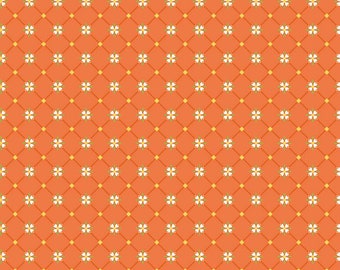 Autumn Afternoon Crosshatch Orange by Heather Peterson for Riley Blake Designs - C14876-ORANGE - 1/2 Yard Increments, Cut Continuously
