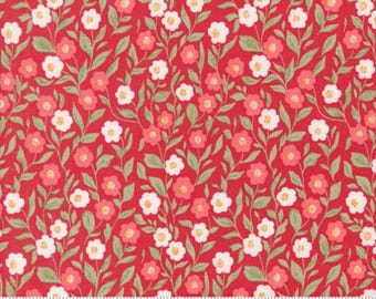 Love Blooms Rose 5221 12 by Lella Boutique for Moda Fabrics Fabric, sold by the half yard