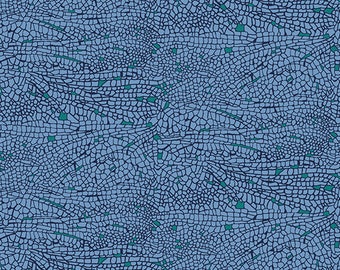 Fabric from the Basement Collection Color Darner, Pattern Devil's Arrow by Giucy Giuce, Andover Fabrics, Inc sold by Half Yard A-458-B