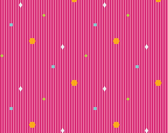 Colour Wall Stripe Hot Pink by Sue Daley for Riley Blake Designs  1/2 Yd cuts, 100% cotton, C11591-HOTPINK