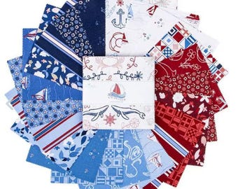 Yacht Club 5" Stacker by Amanda Niederhauser for Riley Blake Designs- 42 prints in stacker 5-15920-42