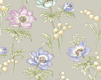 Stone Poppies from the Abloom Collection By Renee Nanneman of Neel'L Love for Andover Fabrics - A-862-C - sold by the half yard