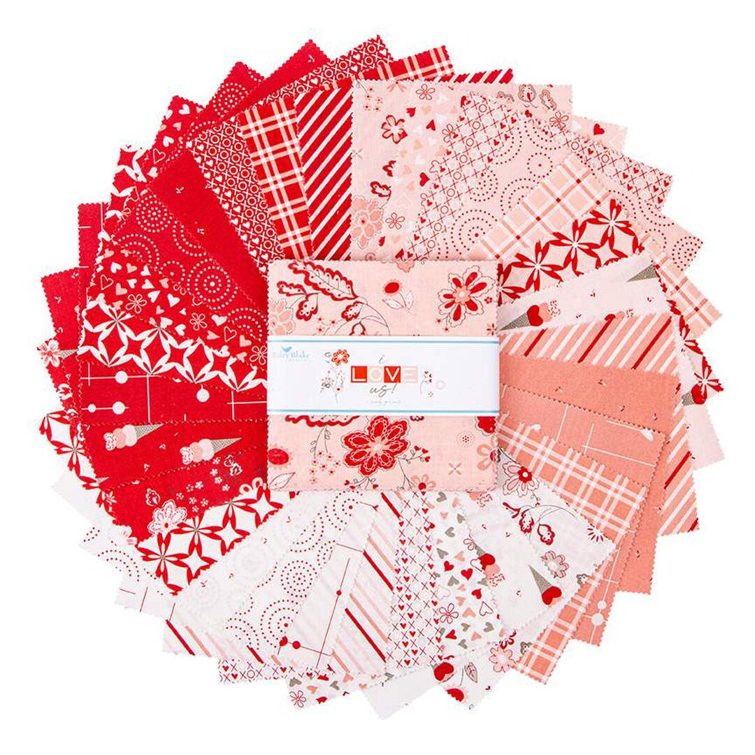 I Love Us 5" Stacker Charm Pack by Sandy Gervais for Riley Blake ...
