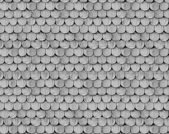 Pumpkin Patch Raise the Rooftop Gray by J. Wecker Frisch for Riley Blake Designs, 1/2 Yard - Cut Continuously, C14577-GRAY