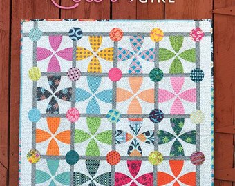 Whimsy Garden CGQ 1504 Color Girl Quilts: 4 Sizes, Baby, Throw and Queen, fat eighth friendly