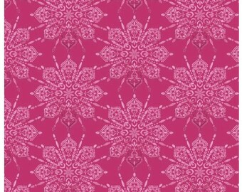Floralicious Medallion, C13481-hot pink, by Lila Tueller for Riley Blake Designs, 1/2 yd, floral fabric