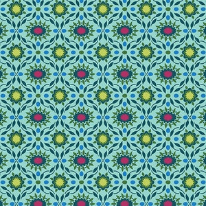 Frolic Robin&#39;s Egg by Modern Quilt Studio for Benartex  -  100% Cotton Quilt Fabric