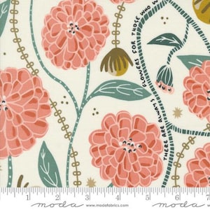 Imaginary Flowers Cloud 48380 11 by Gingiber and Moda Fabrics -sold by the half yard