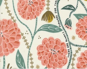 Imaginary Flowers Cloud 48380 11 by Gingiber and Moda Fabrics -sold by the half yard