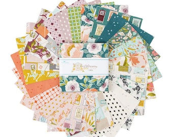 Blossom Lane 5" stacker Charm Pack by Katherine Lenius for Riley Blake Designs 42 5-inch Squares Charm Pack Riley Blake 5-14000-42