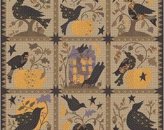 Wild Orchid Boxed Kit and pattern KIT2770 by Blackbird Designs - 68" x 68" Moda Fabrics KIT3060 - This is a kit, not a finished Quilt