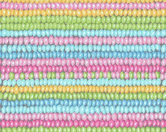 Bead Stripe - Pastel, Vintage by Kaffe Fassett for the Kaffe Fassett Collective from Freespirit, PWGP050.Pastel, sold by the half yard