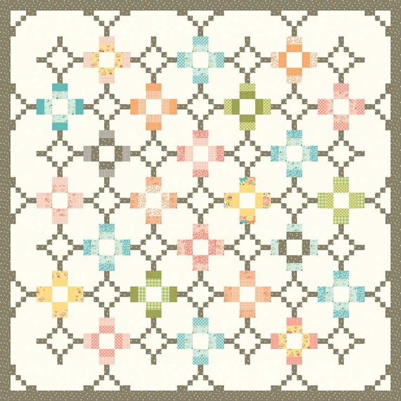 Ebb and Flow Pieced Quilt Pattern Ebb and Flow Pieced Quilt Pattern