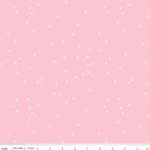 Pin Drop Petunia Pink by Riley Blake Designs, 100% Quilting Cotton Fabric Sold by Half Yard, C615-PETUNIA