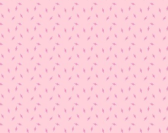 Atomic by Libs Elliott- Fluff Lightning Bolt - Andover- A-749-LE- 1/2 Yd cuts, 100% cotton