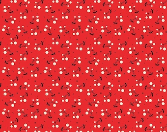 Adel in Winter Tripleberry Red quilters cotton by the half yard by Sandy Gervais for Riley Blake Fabrics  C12268-RED