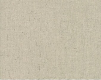Linen Mochi Unbleach Linen 32911 11 by MOMO for Moda Fabrics, sold by the half yard, Texture Dots Linen Natural, 70/30% Cotton to Linen