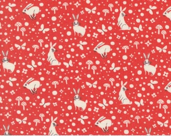 Love Letter Red 37127 18 - by Lizzy House for Moda, sold by half yard