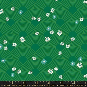 Rise And Shine - Evergreen RS0081 14, by designer Melody Miller and the Ruby Star Society - sold by the half yard