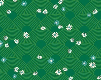 Rise And Shine - Evergreen RS0081 14, by designer Melody Miller and the Ruby Star Society - sold by the half yard