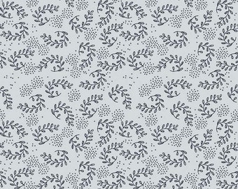 Gingham Foundry Vines Mist by My Mind's Eye for Riley Blake Designs, 1/2 yd, floral fabric - C11133-MIST