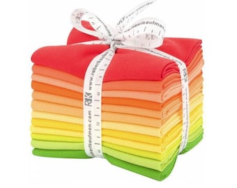 Citrus Fruit Palette 12 Fat Quarter Pack Kona Cotton FQ-1370-12