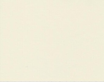 Bella Solids Snow 9900 11, Moda Basic Solid Natural for Moda Fabrics -sold by the half yard
