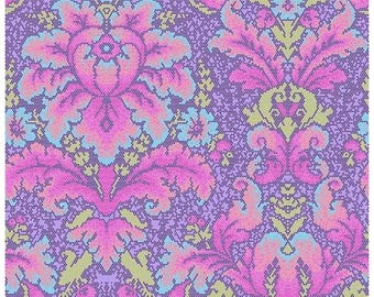 Tula Pink Parisville (Deja Vu) Damask Dot in Violet by free Spirit Fabrics - PWTP189 Violet  sold by half yard