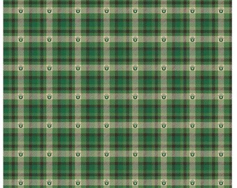Only You Plaid C14645 Forest - Riley Blake Designs - Smokey Bear Fire Prevention - Cotton Fabric - Licensed Product by Riley Blake Fabrics