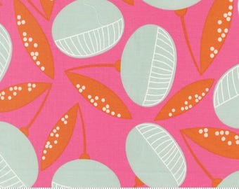 Balisong Hibiscus 11660 14, Designed by Zen Chic for Moda Fabrics -sold by the half yard, Fruitique Large Floral