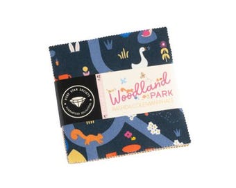 Woodland Park Charm Pack RS1080PP Ruby Star Society, Precuts, 42 5-inch Squares Charm Pack,  RS1080PP