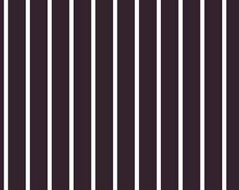 Memories Unfold Midnight Black Stripe by Stephanie Organes for Andover Fabrics, A-1433-K, sold by the half yard, Town Wharf