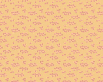 Ciao Bella Blossoms Yellow - 100% Cotton -  by Carina Gardner for Riley Blake Designs - Sold By The Half Yard - C12775-YELLOW