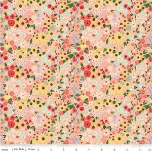 Homemade Coral by Echo Park Paper Co. - 100% Cotton - Riley Blake Designs - Sold By The Half Yard - C13723-CORAL