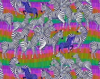 Love in the Grasslands - Multi, Love in the Wild, Daughter Earth/Katy Tanis for Free Spirit, PWKT038.XMULTI, sold by the half yard