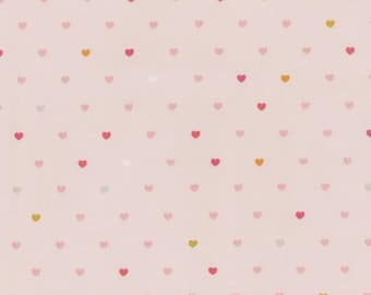 Hearts in Blush, c17305-blush, Serendipity 2 by Minki Kim for Riley Blake, sold by the HALF YARD