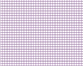 1/8" Small Gingham Check Lavender for Riley Blake Designs, 100% Quilting Cotton Fabric Sold by Half Yard, C440-120 LAVENDER