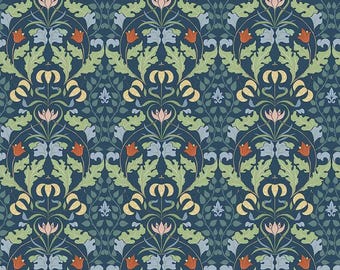 Ambleside Tapestry Navy - C11362-NAVY by Amanda Niederhauser for Riley Blake Designs - Quilting Cotton Fabric - sold by 1/2 Yard